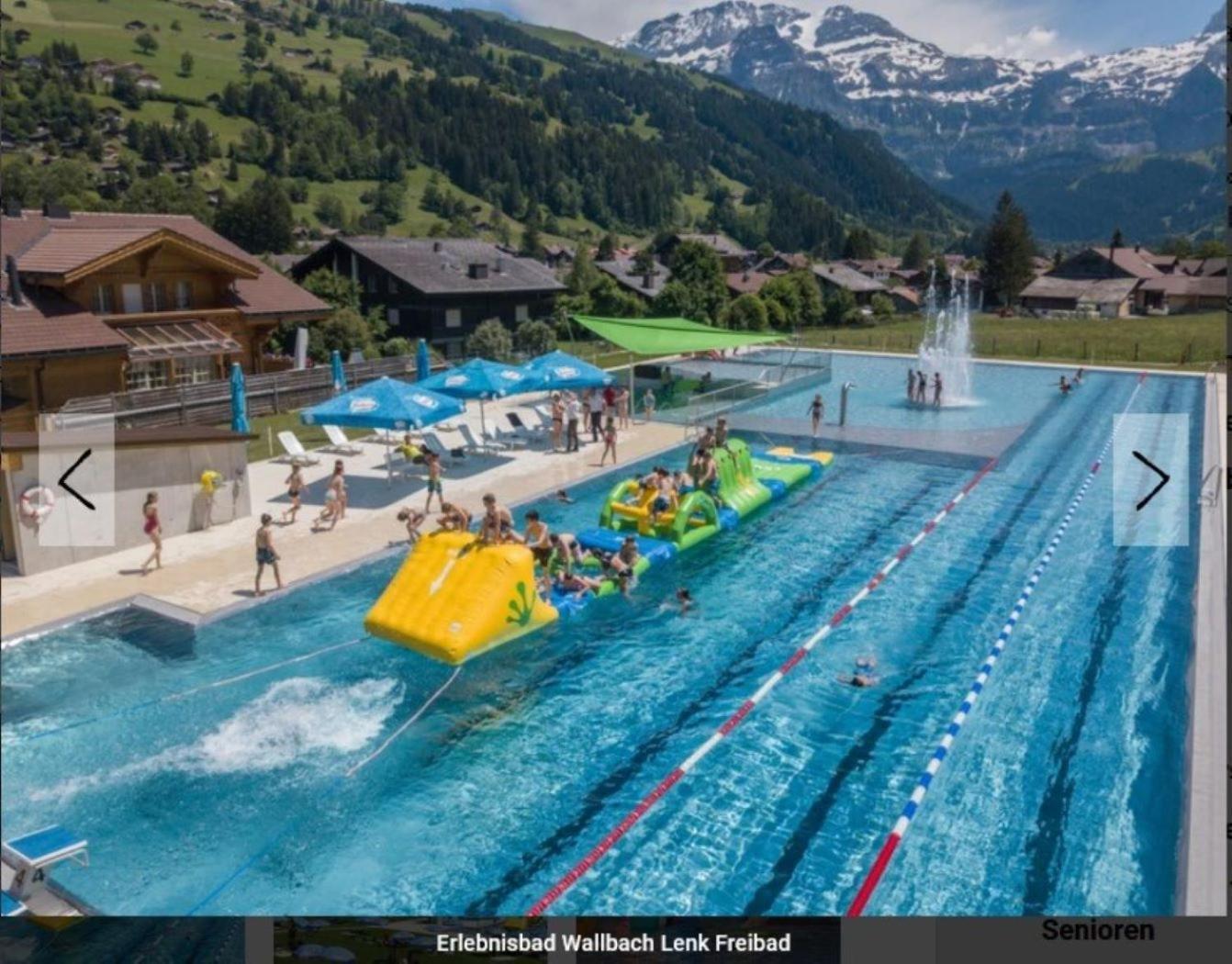 Large Deluxe Studio For 2 - Chalet Lovo Lenk Bagian luar foto