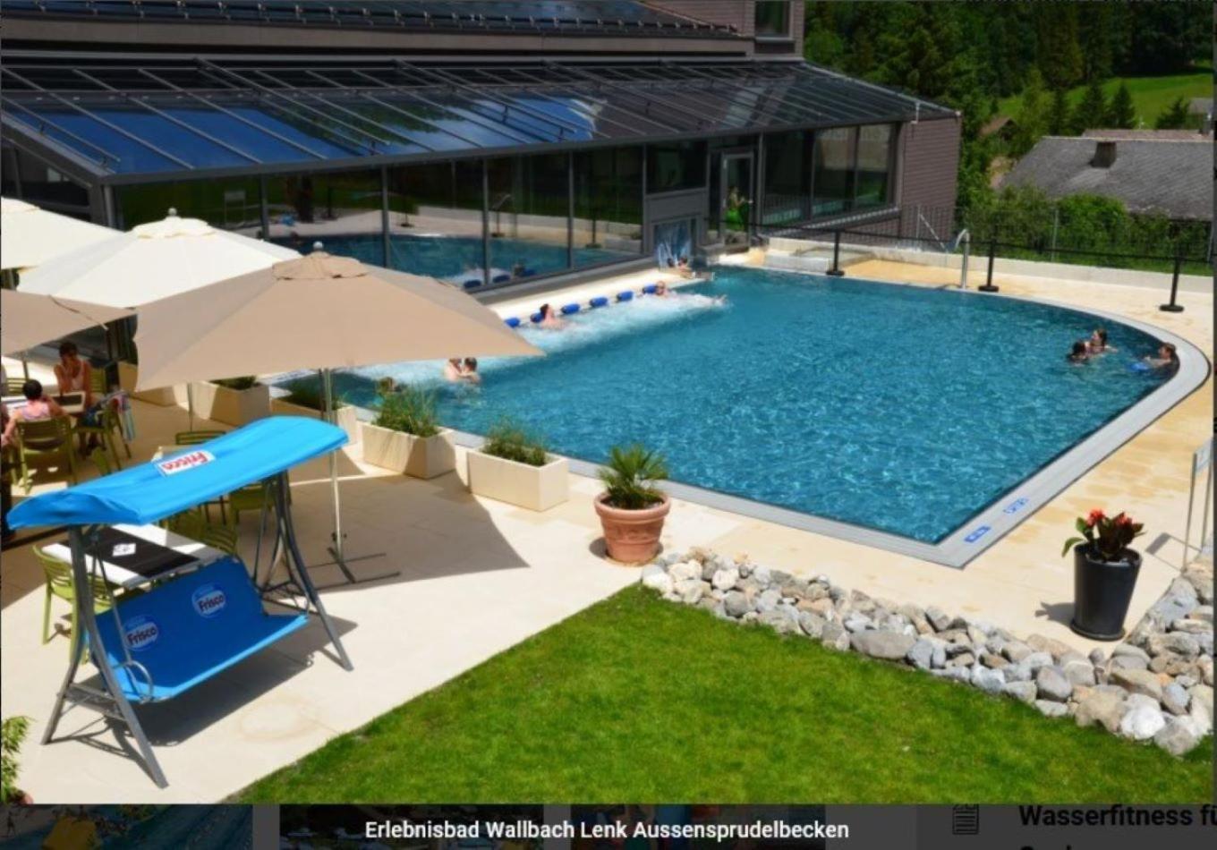 Large Deluxe Studio For 2 - Chalet Lovo Lenk Bagian luar foto