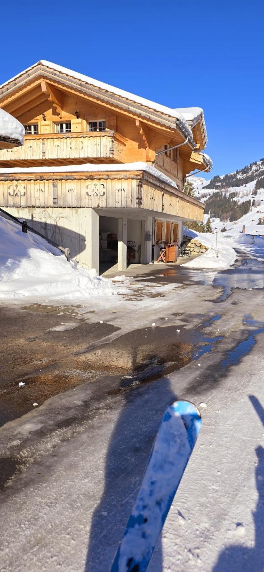 Large Deluxe Studio For 2 - Chalet Lovo Lenk Bagian luar foto