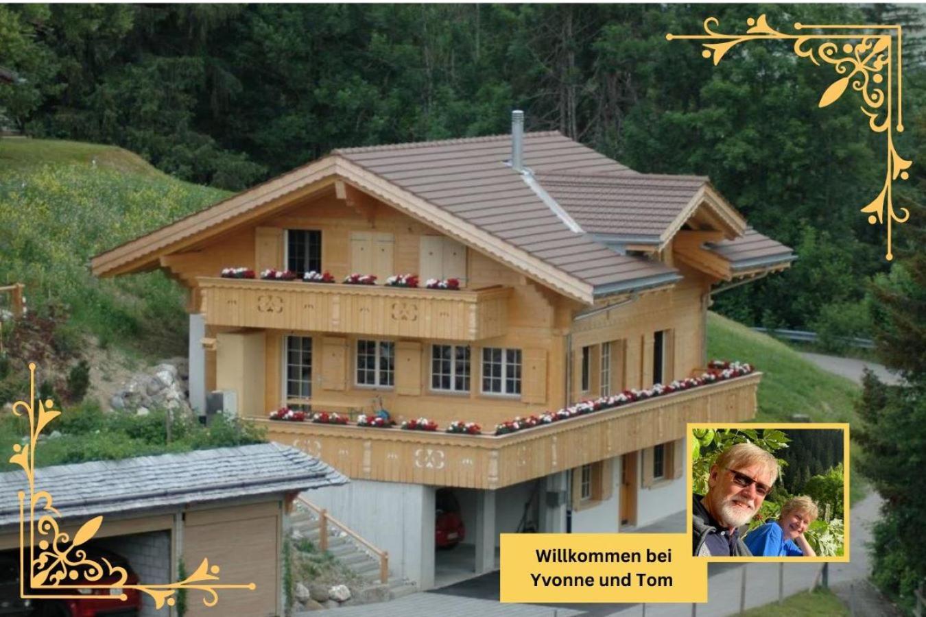 Large Deluxe Studio For 2 - Chalet Lovo Lenk Bagian luar foto